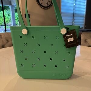 Hurley  Beach Bag Size Medium Color Green  NEW